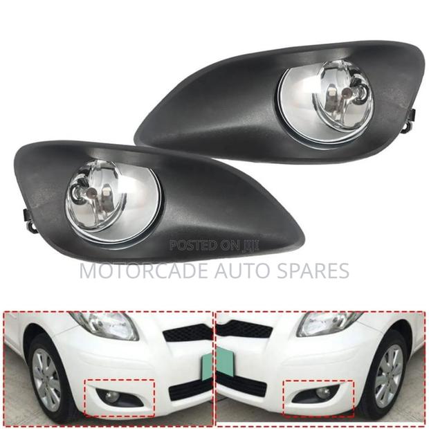 Toyota Belta Fog Lights and Covers Complete Set