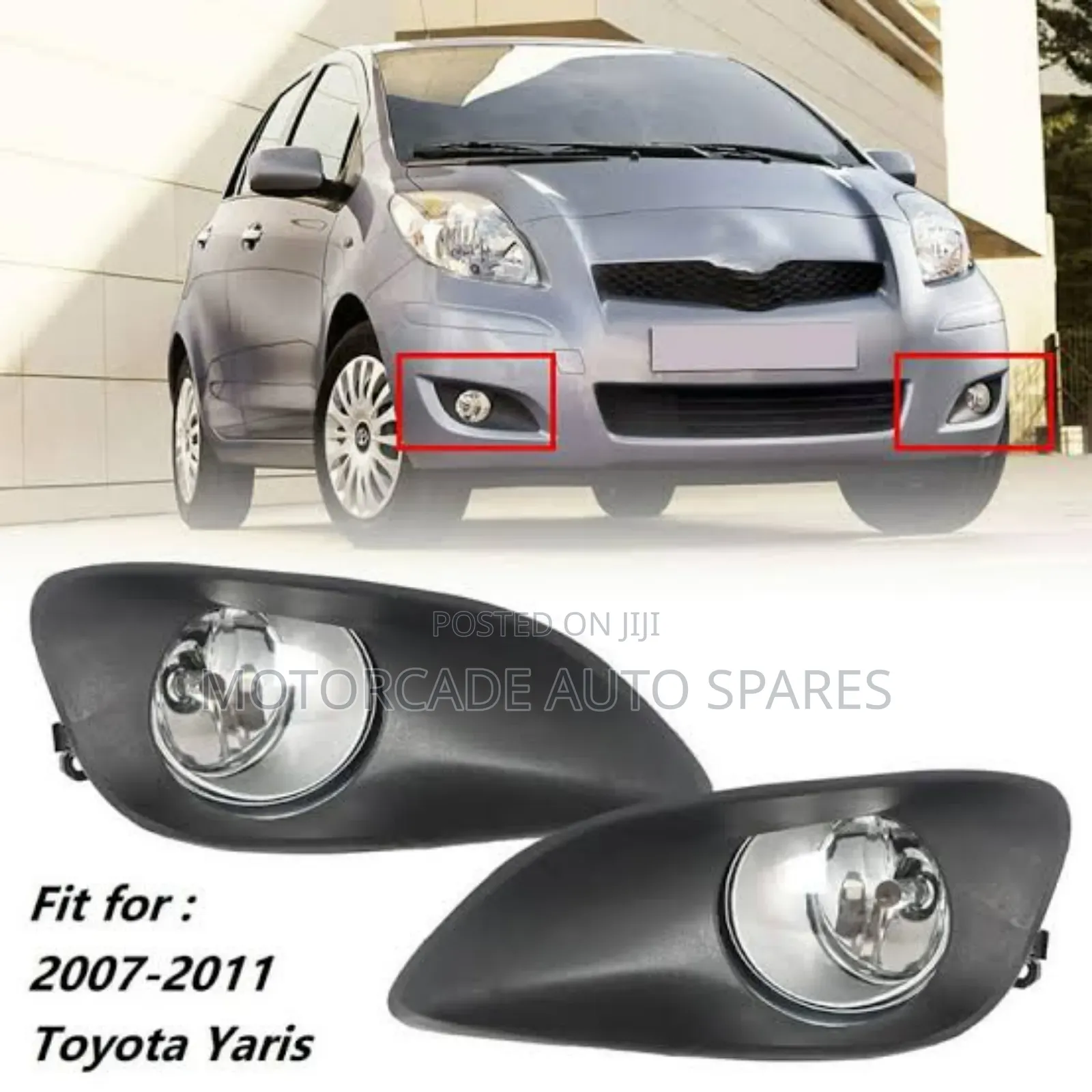 Toyota Vitz 20082010 Fog Lights Kit Set in Nairobi Central Vehicle