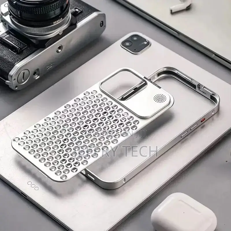 Metal Heat Dissipation Phone Case for iPhone 15 Pro Max
