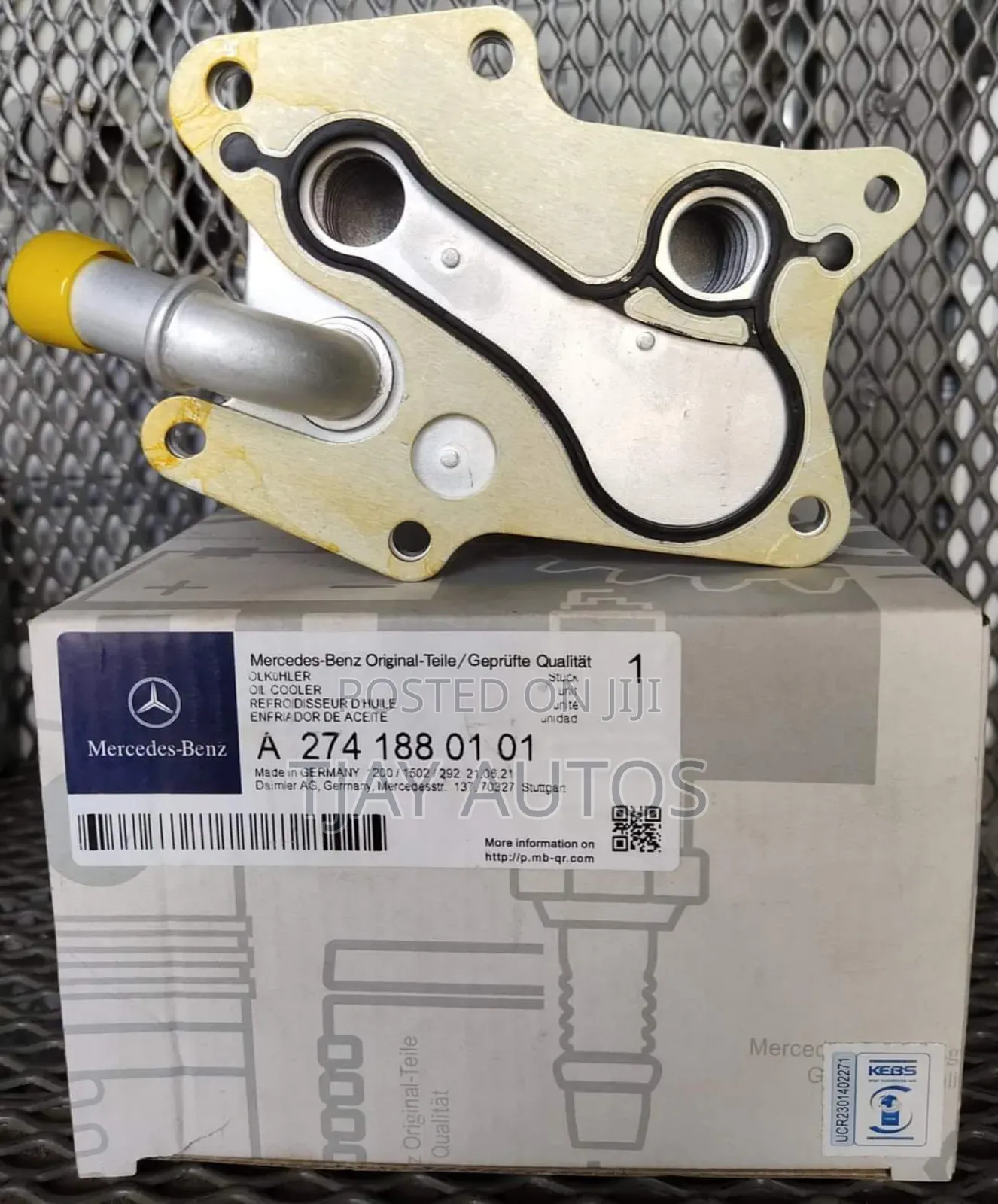 Mercedes M274 Engine Oil Cooler
