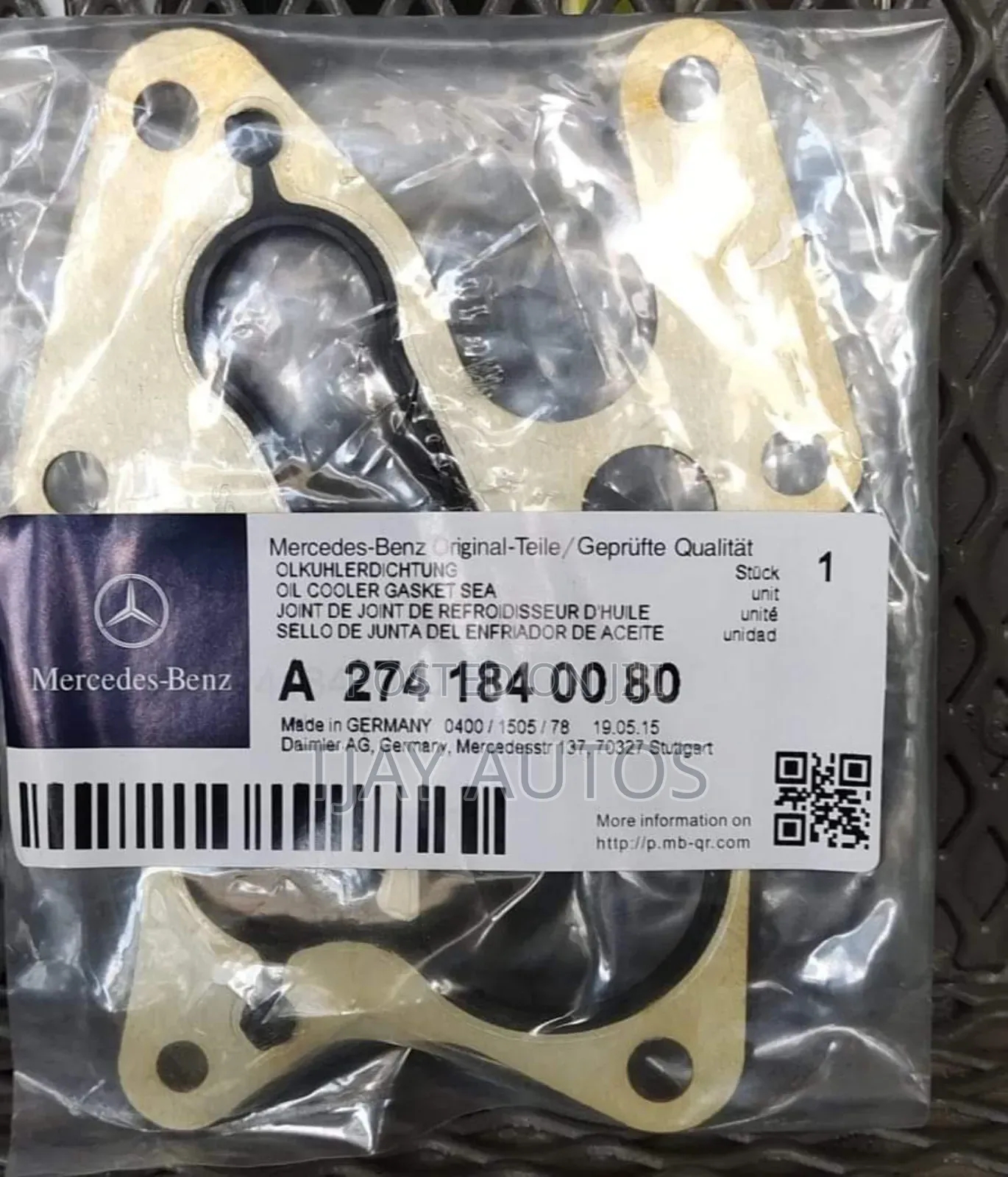 Mercedes M274 Engine Oil Cooler