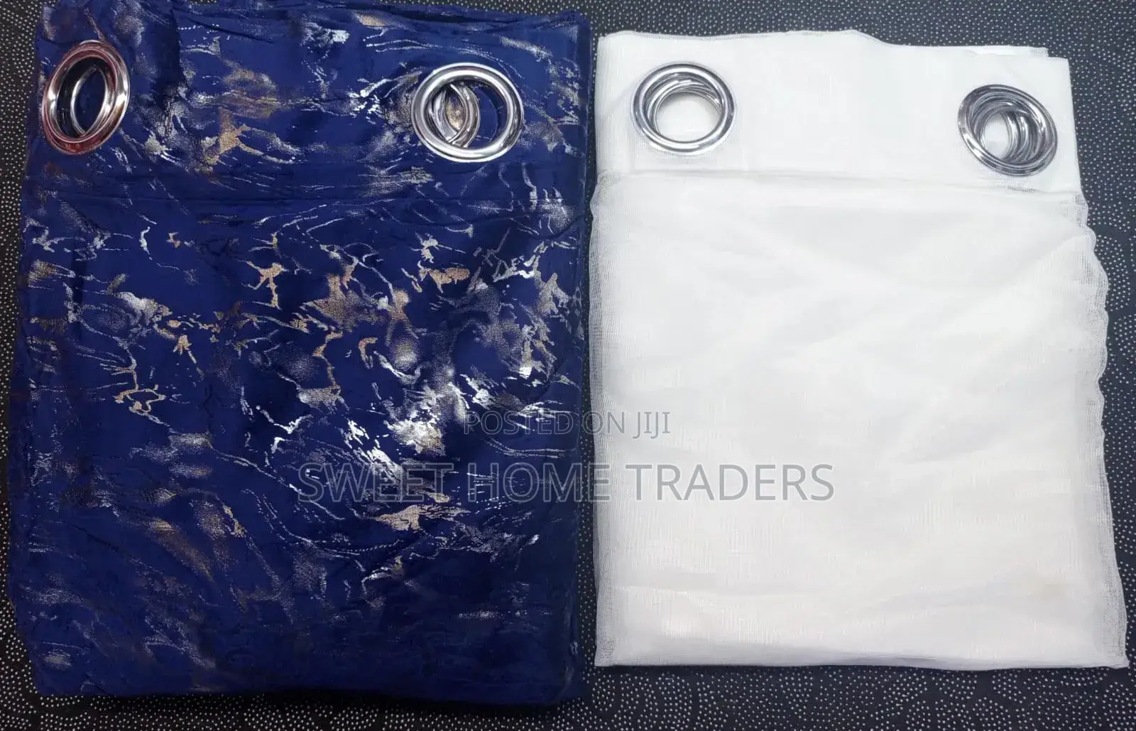 Marble Velvet Ring Curtains*
