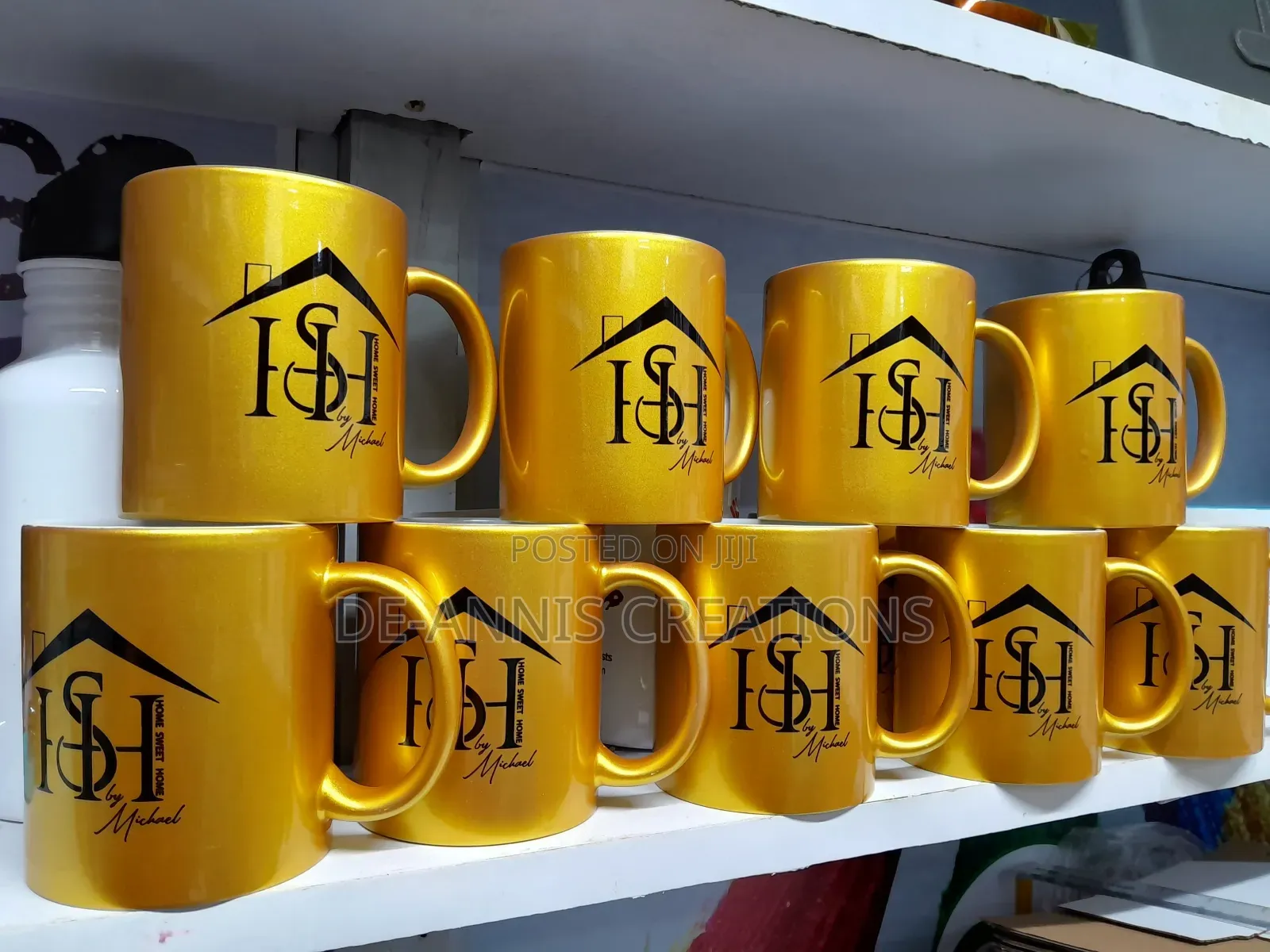 Branded Golden Mugs