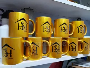 Branded Golden Mugs