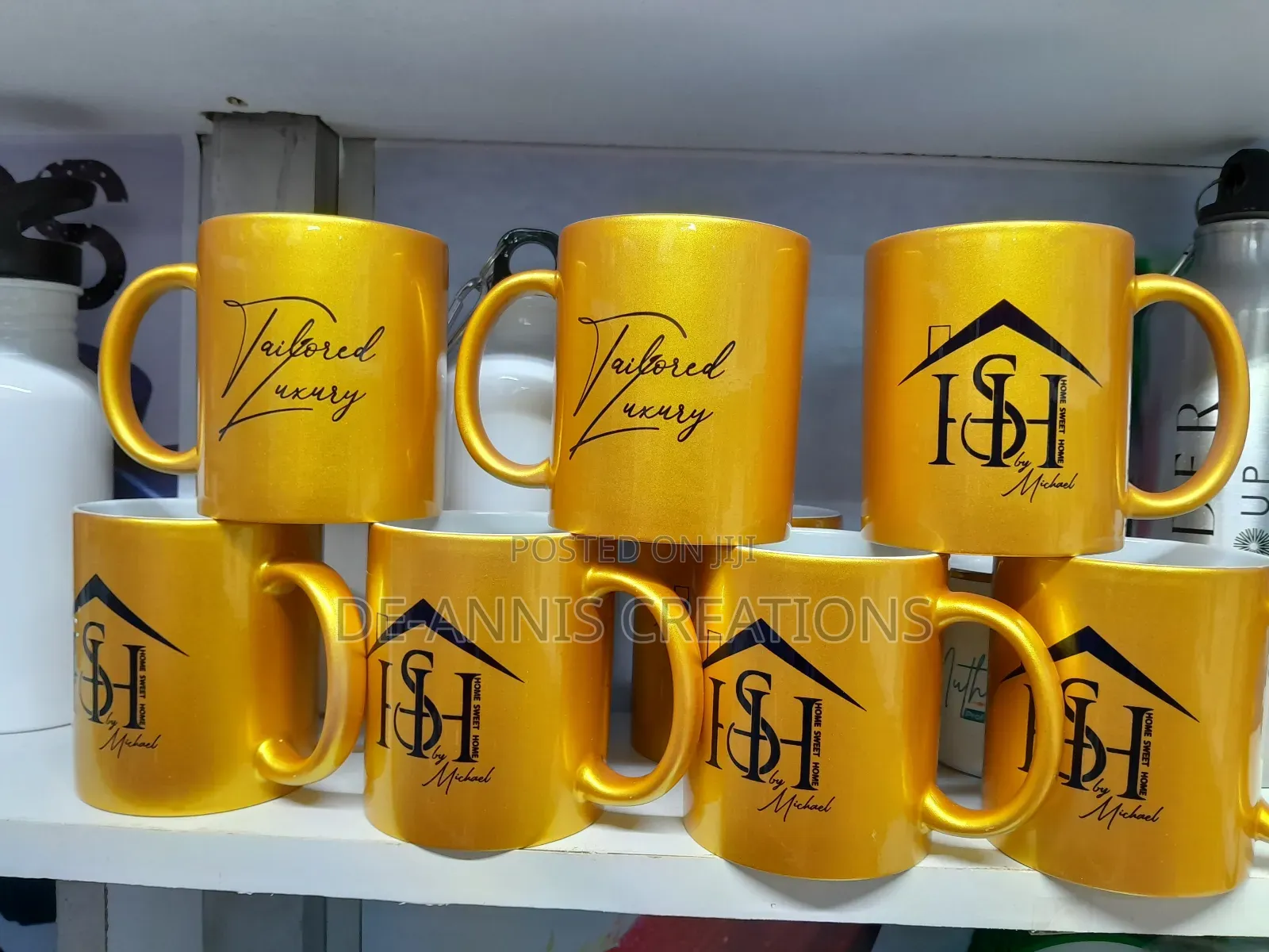 Branded Golden Mugs
