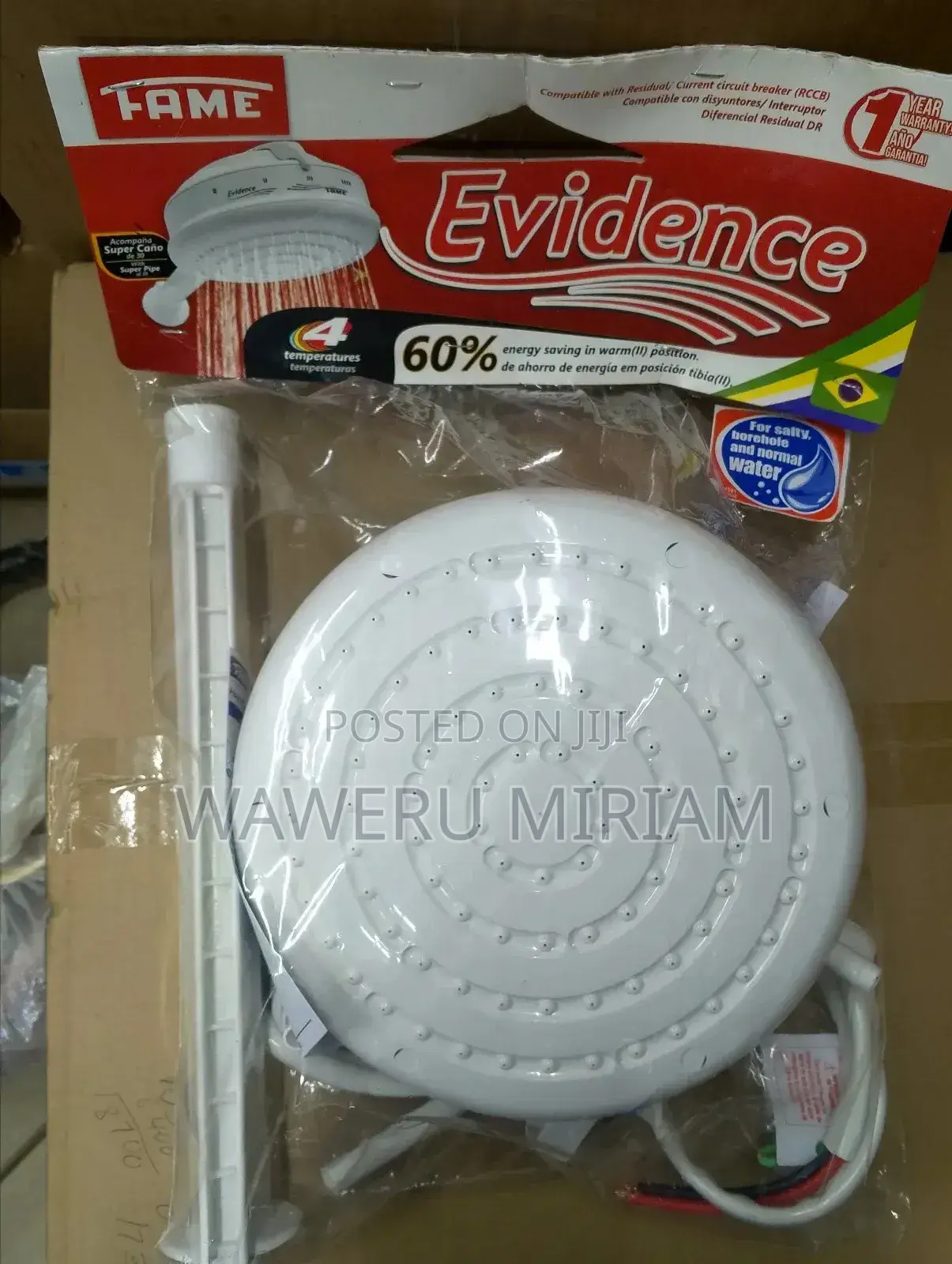 Fame Evidence Shower