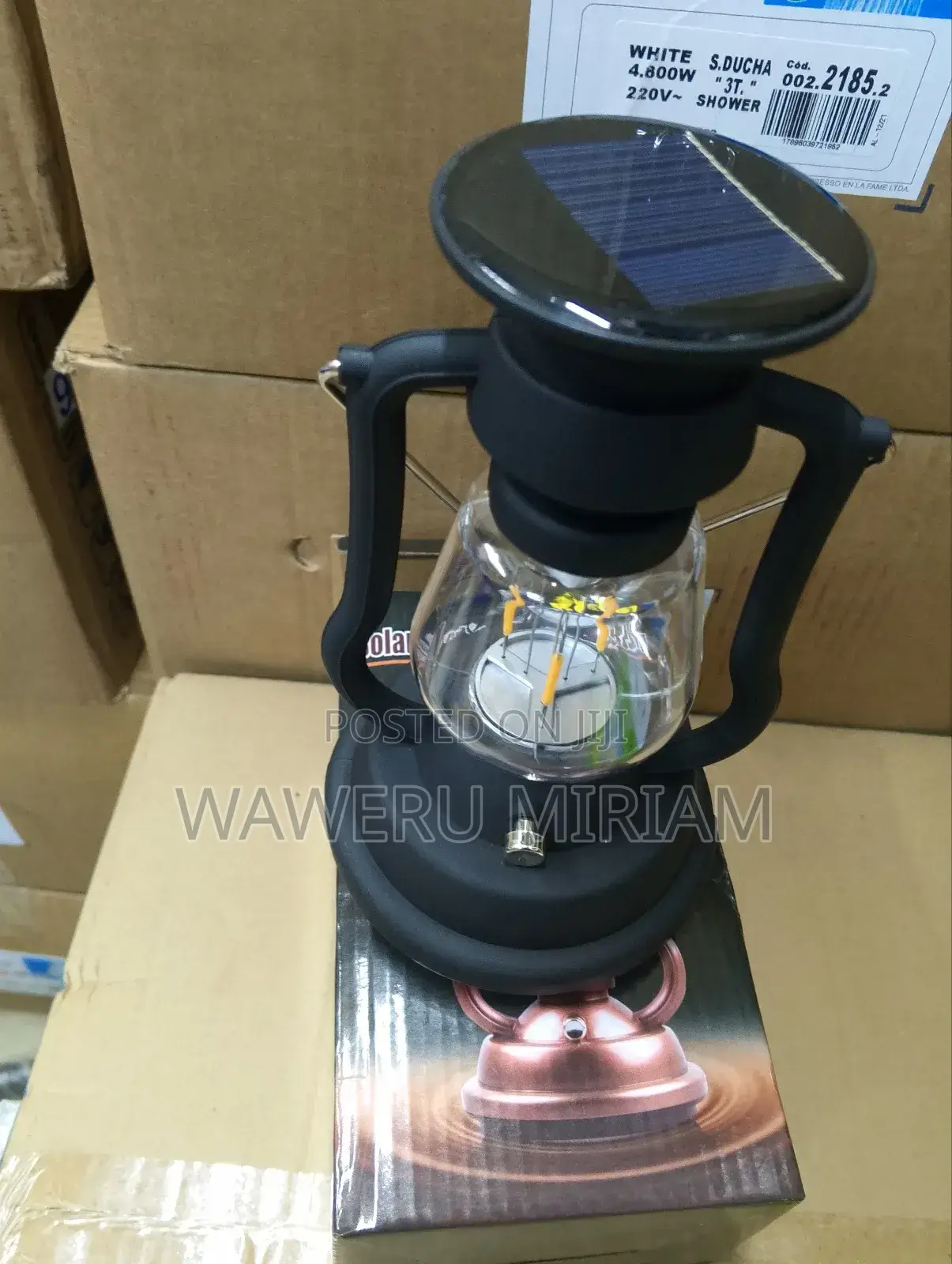 Solar and Hand Crank Lamp