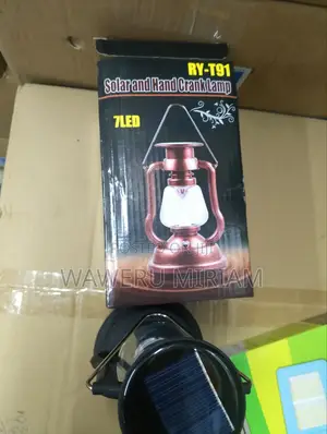Solar and Hand Crank Lamp
