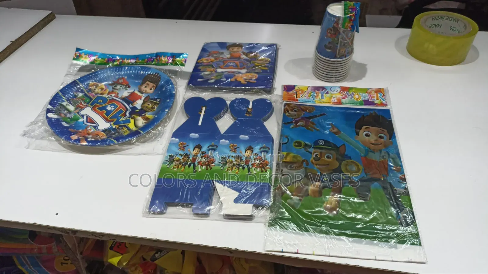 Paw Patrol Items Birthday