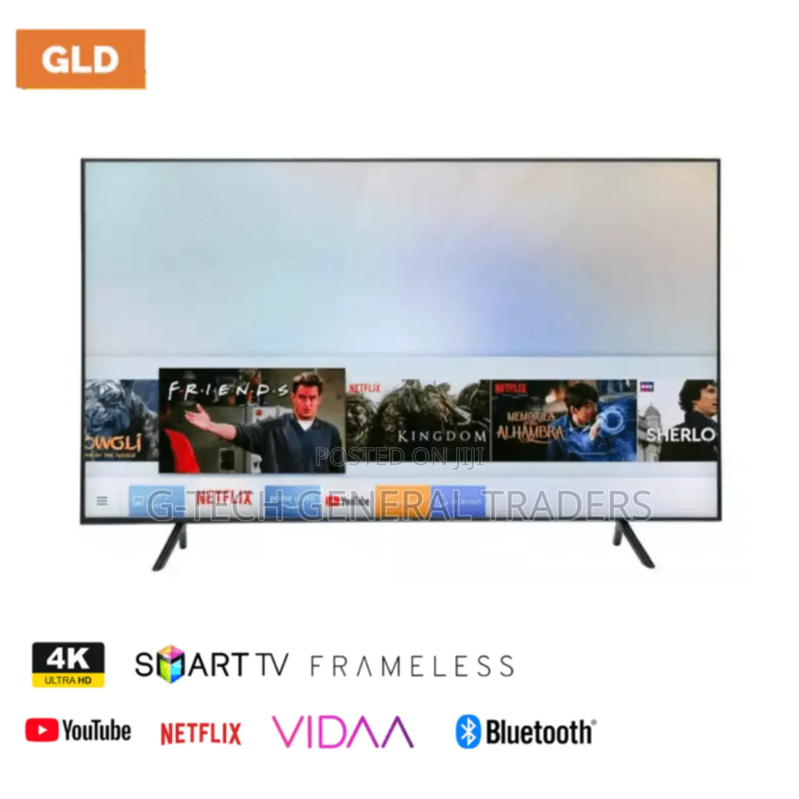 Tvs!Gld 55inch Smart Android Netflix, Youtube Free Channels