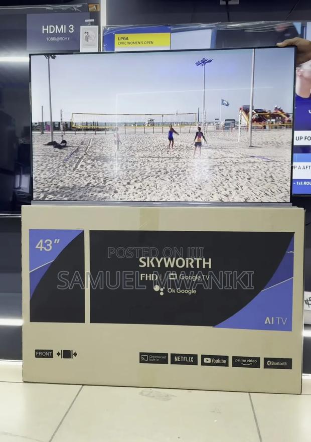 Skyworth 43" Google Smart Tv Bluetooth, Netflix, Youtube - main view