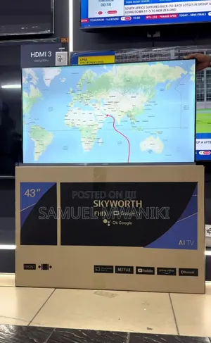 Skyworth 43" Google Smart Tv Bluetooth, Netflix, Youtube