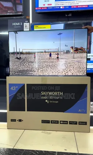 Skyworth 43" Google Smart Tv Bluetooth, Netflix, Youtube