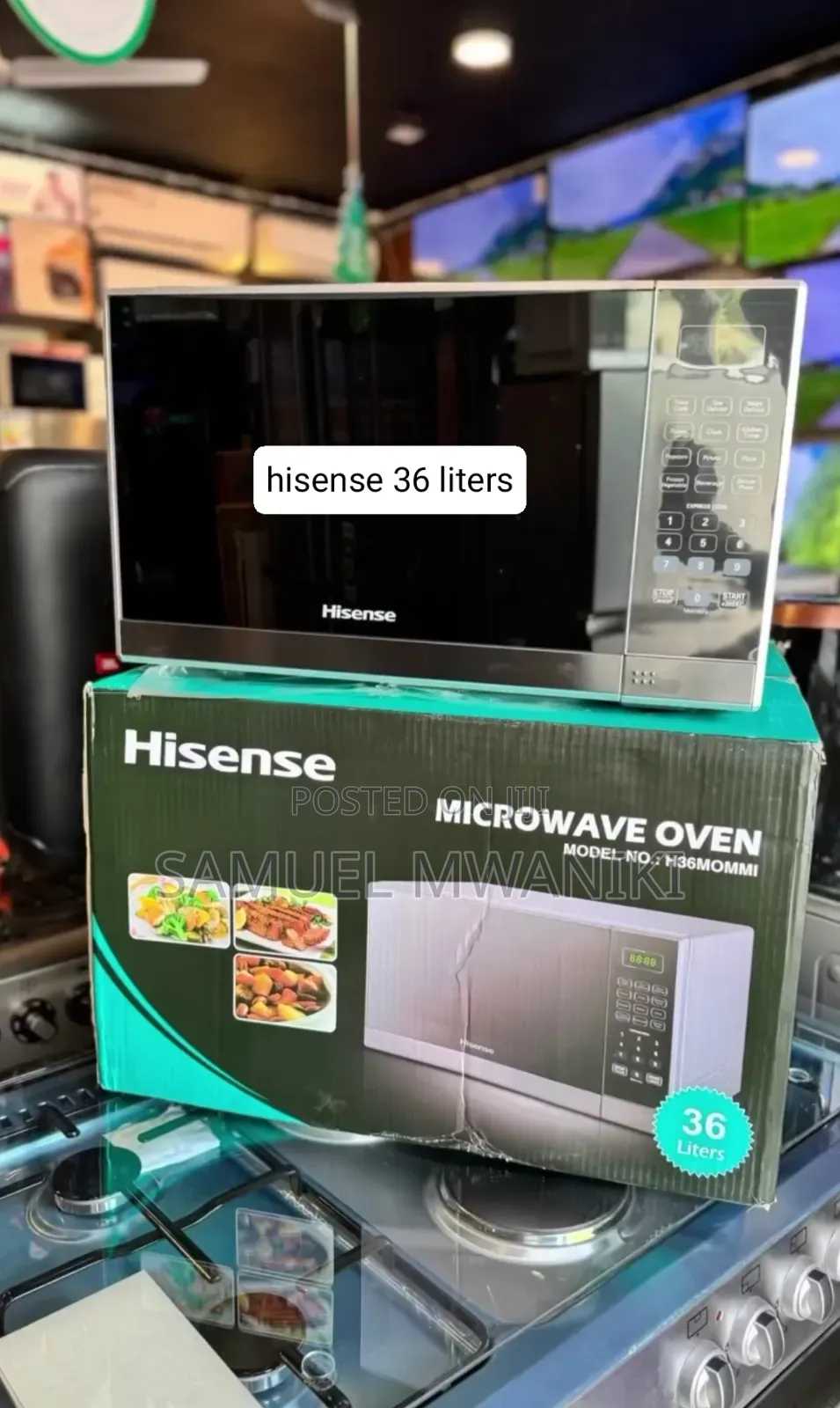 Hisense 36 Litres Microwave Oven H36MOMMI (Silver) - Digital