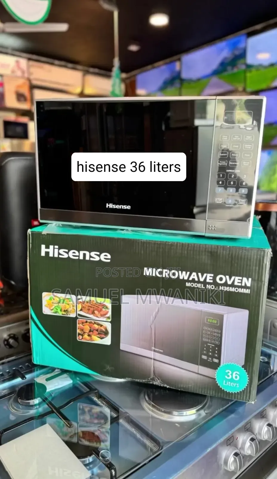 Hisense 36 Litres Microwave Oven H36MOMMI (Silver) - Digital