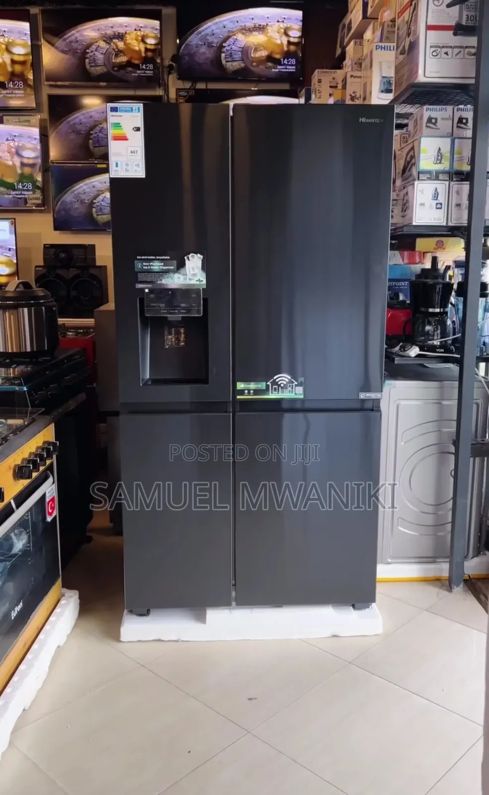Hisense 628l Side By Side Multi-door Fridge