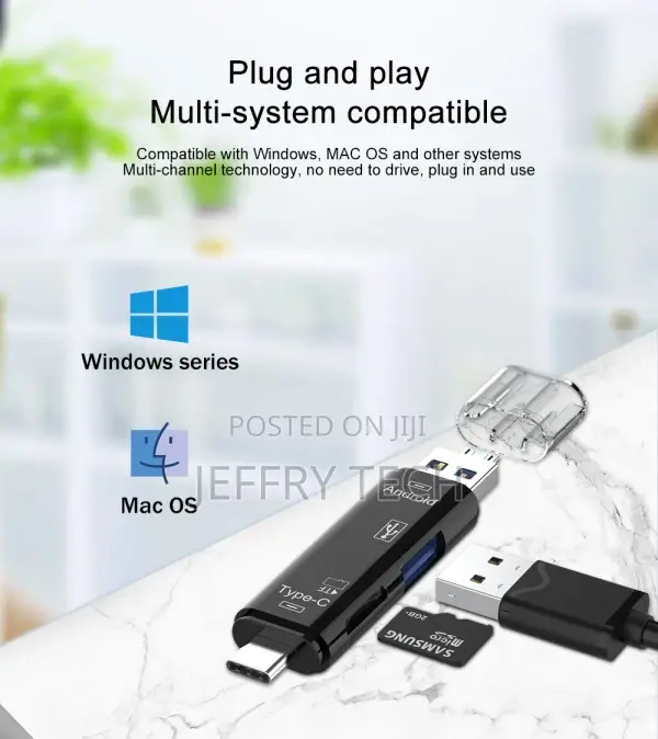5 in 1 OTG Card Reader Type C Micro USB Flash Drive High-S