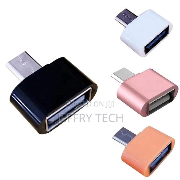 Micro to USB 2.0 OTG Adapter Connector for Android Mobile Ph - thumbnail 2