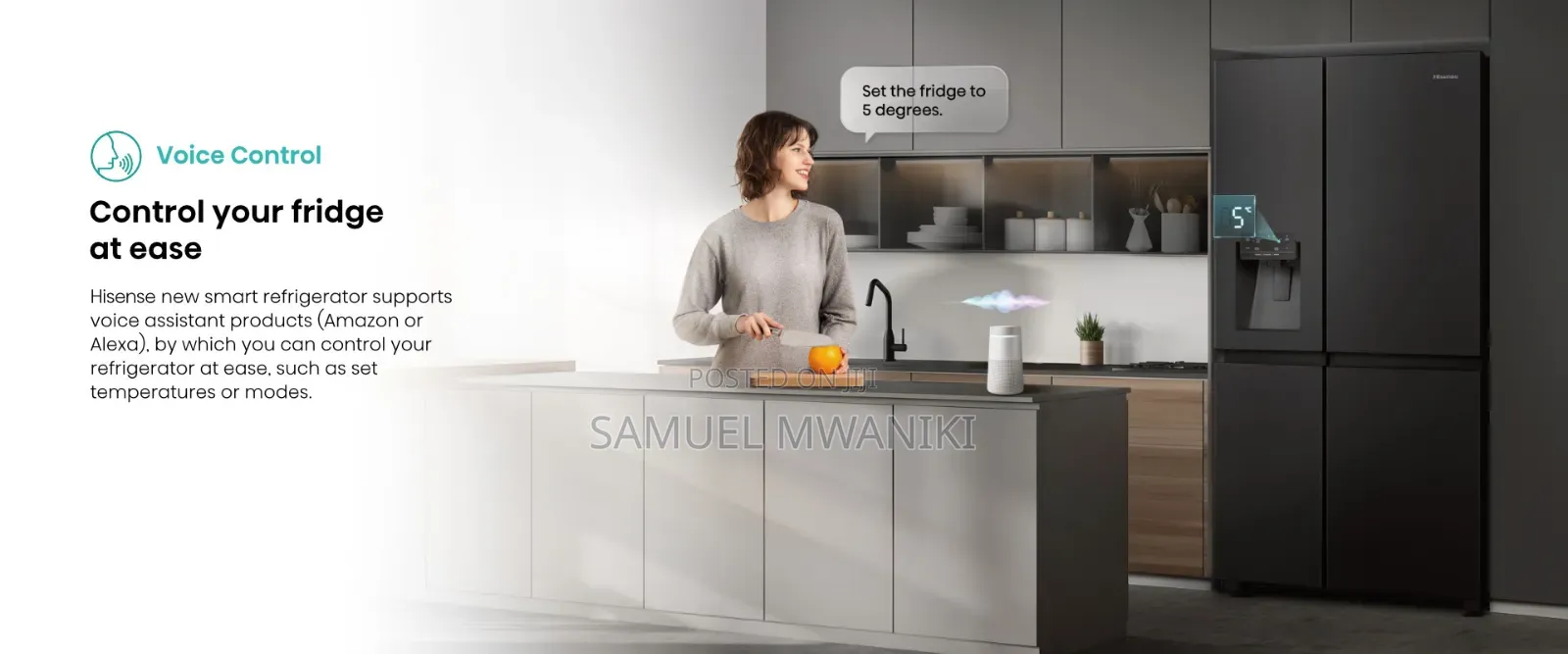 Hisense 628l Side By Side Multi-door Fridge