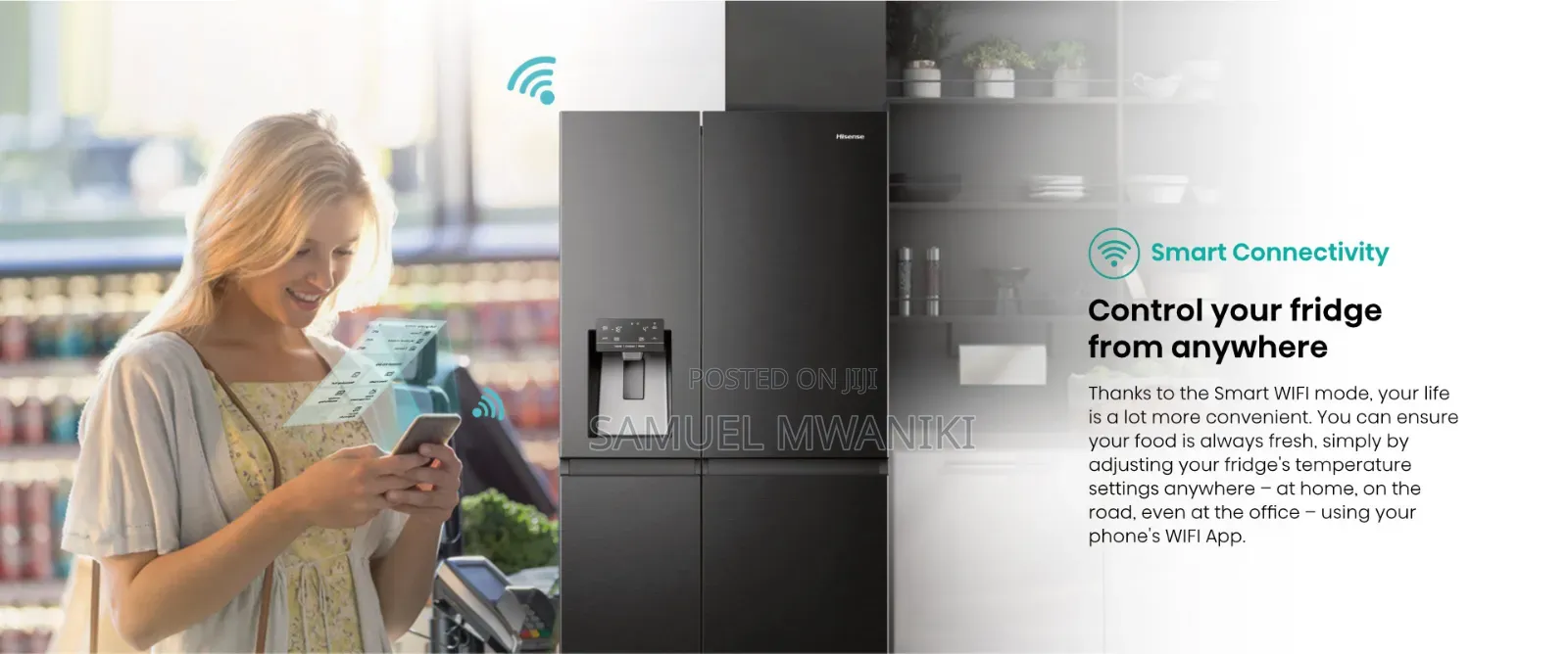 Hisense 628l Side By Side Multi-door Fridge
