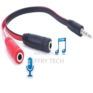 3.5 Audio Cable One Point Two Adapter Cable Computer Headset