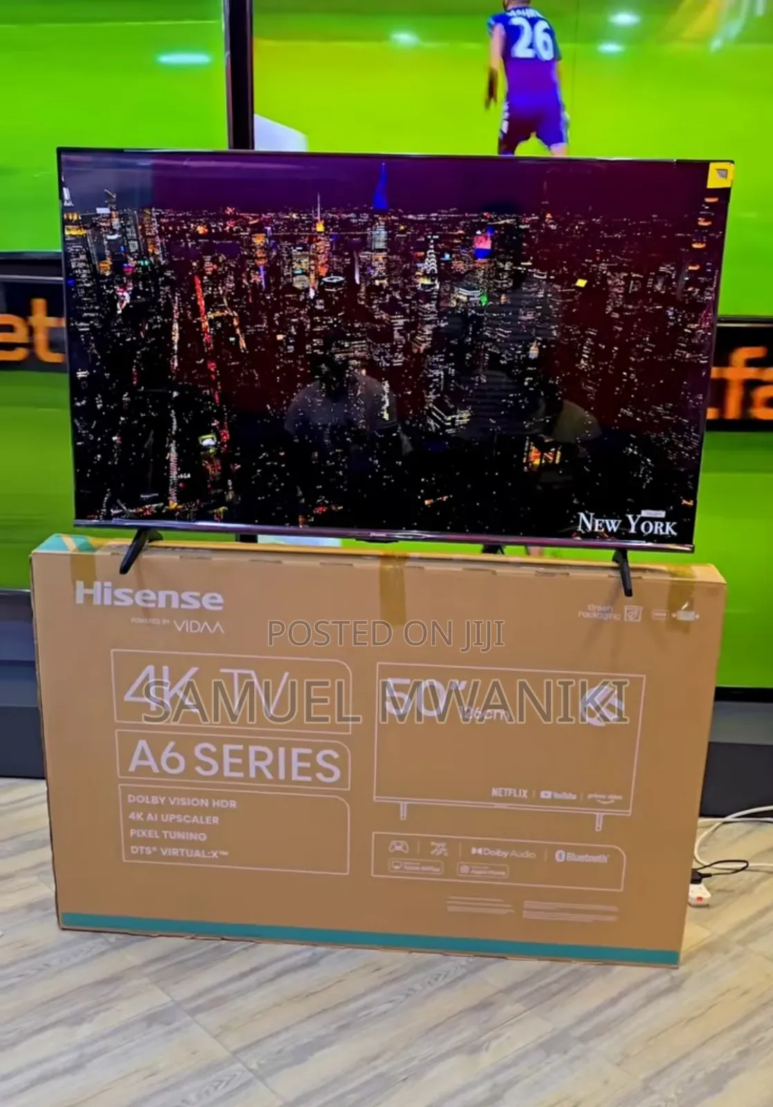 Hisense 50" A6h Uhd Smart Tv Frameless Design New 2024 Model