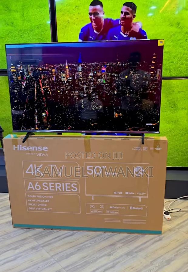 Hisense 50" A6h Uhd Smart Tv Frameless Design New 2024 Model - thumbnail 5