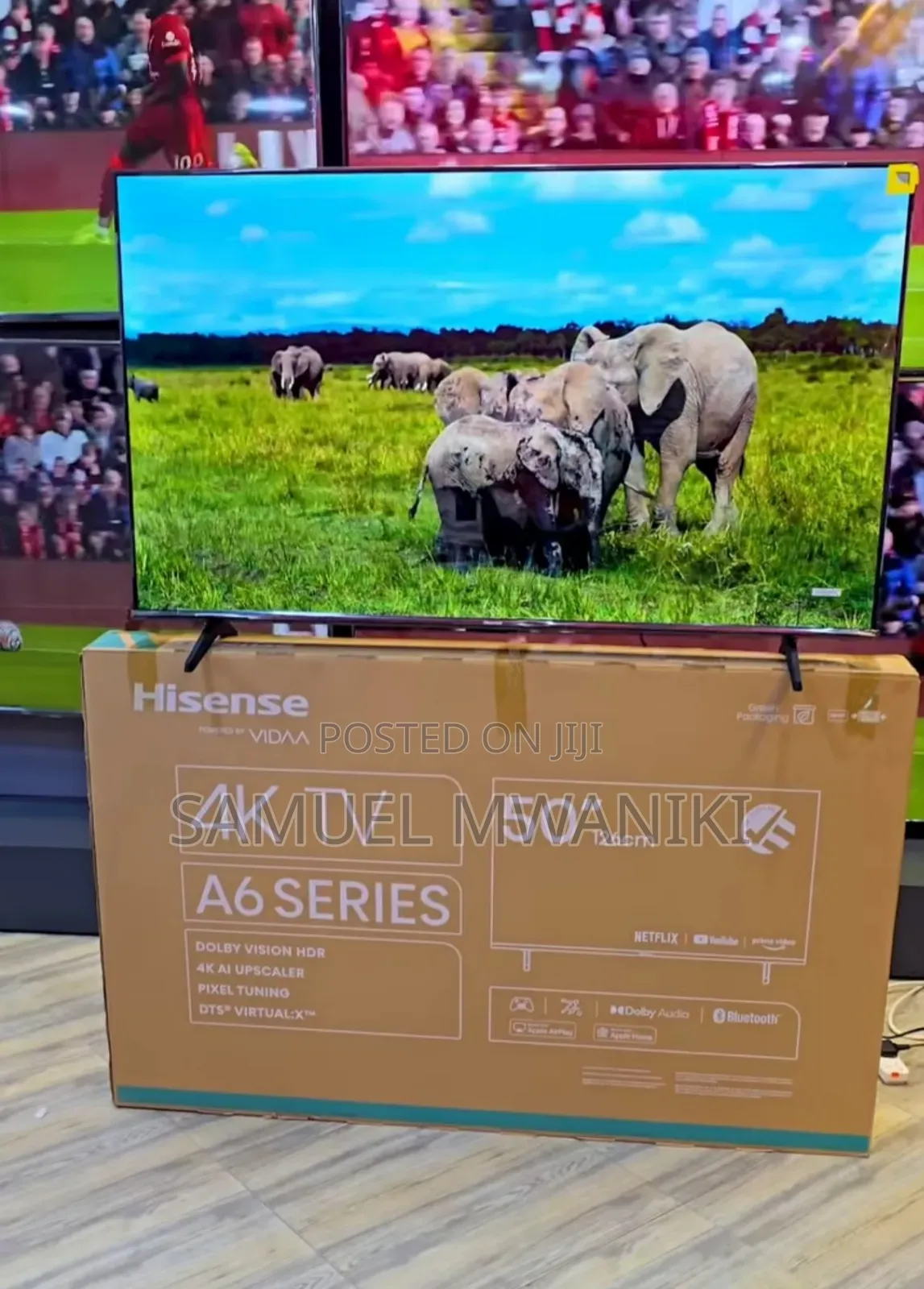 Hisense 50" A6h Uhd Smart Tv Frameless Design New 2024 Model