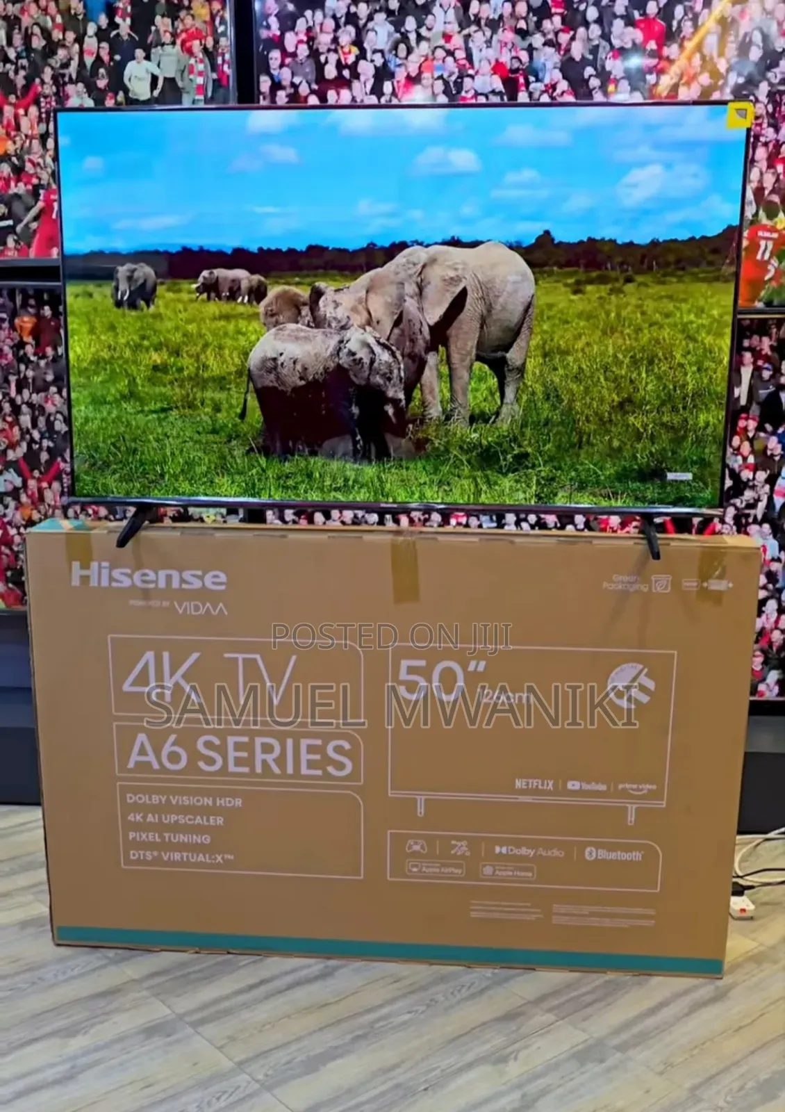 Hisense 50" A6h Uhd Smart Tv Frameless Design New 2024 Model