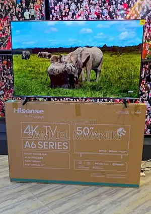 Hisense 50" A6h Uhd Smart Tv Frameless Design New 2024 Model