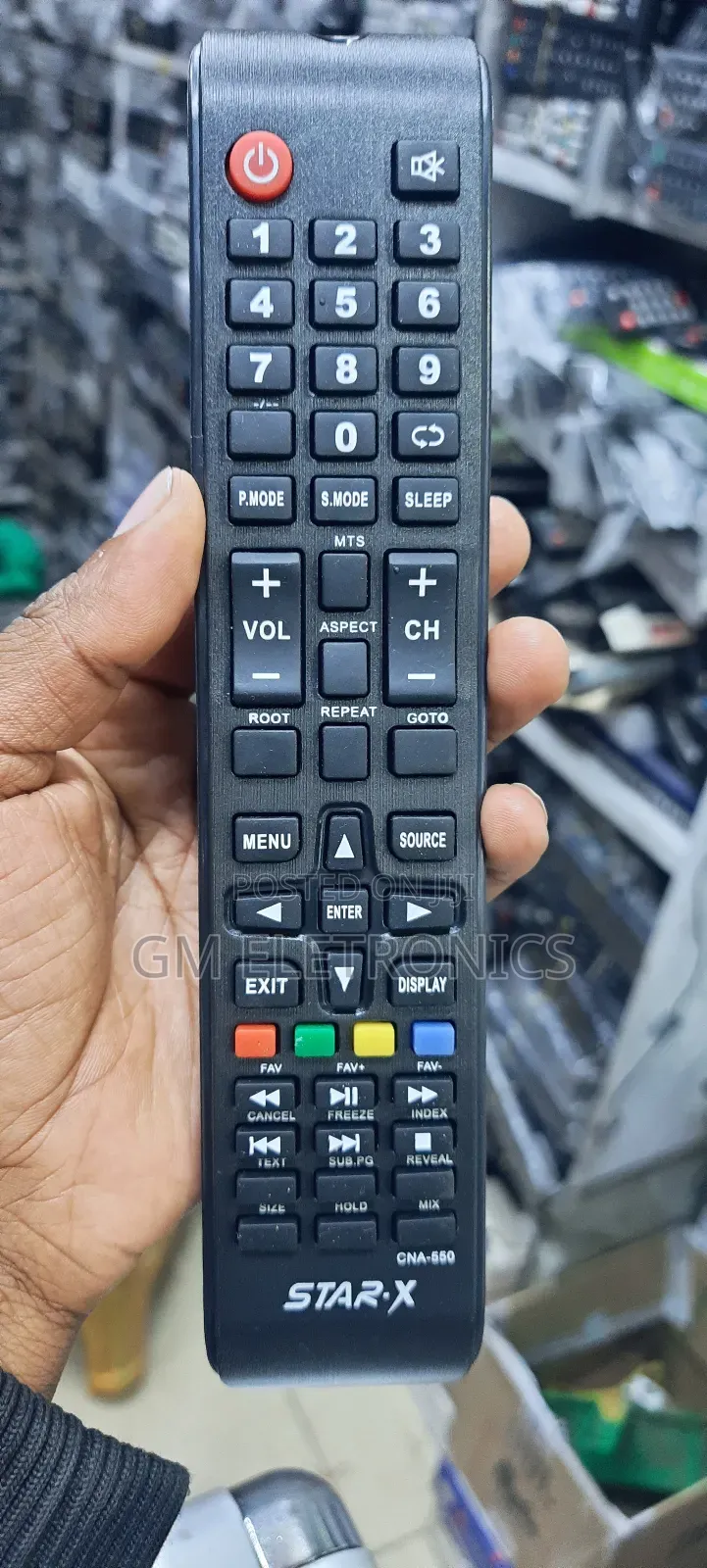 New Star-X Replacement Remotes With Batteries. (Black)