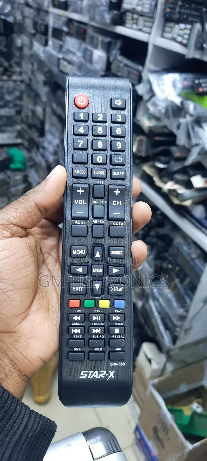 New Star-X Replacement Remotes With Batteries. (Black)