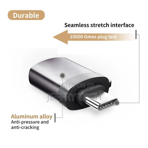 USB C OTG Adapter Fast USB 3.0 to Type C Adapter for Macbook - thumbnail 2