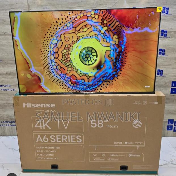 Hisense 58" Uhd Smart Tv Amazon Alexa Netflix, Youtube - thumbnail 3