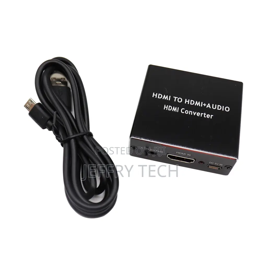 Hdmi-Compatible Audio Extractor Stereo Extractor Converter O
