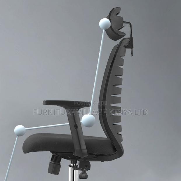 Upholstered Executive Chair With Armrest, Swivel - thumbnail 2