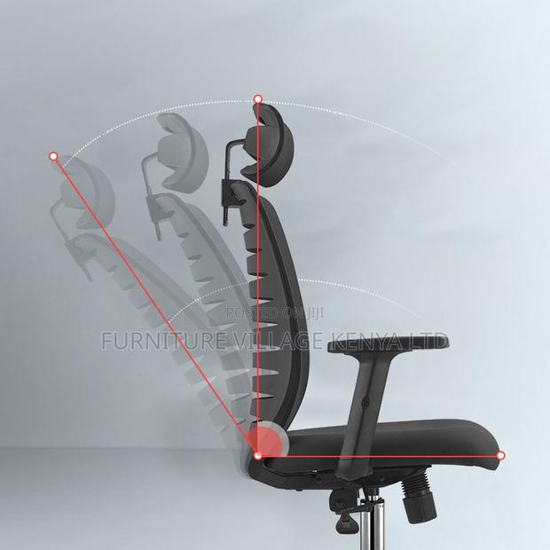 Upholstered Executive Chair With Armrest, Swivel - thumbnail 8