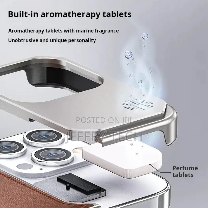 Leather Metal Phone Case for iPhone 13 14 15 Pro Max Magneti