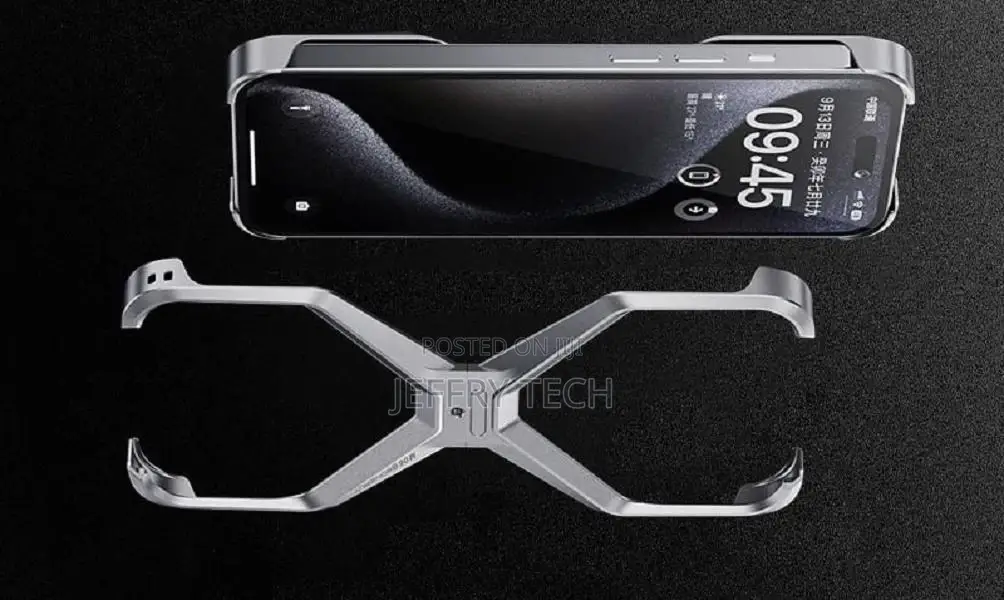 Aluminum Rimless Phone Case for iPhone 15 Pro Max Metal X T