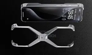 Aluminum Rimless Phone Case for iPhone 15 Pro Max Metal X T