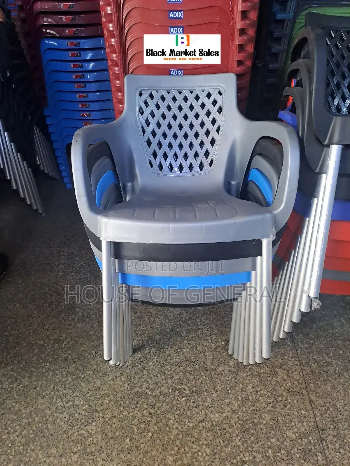 Gray Plastic Chair