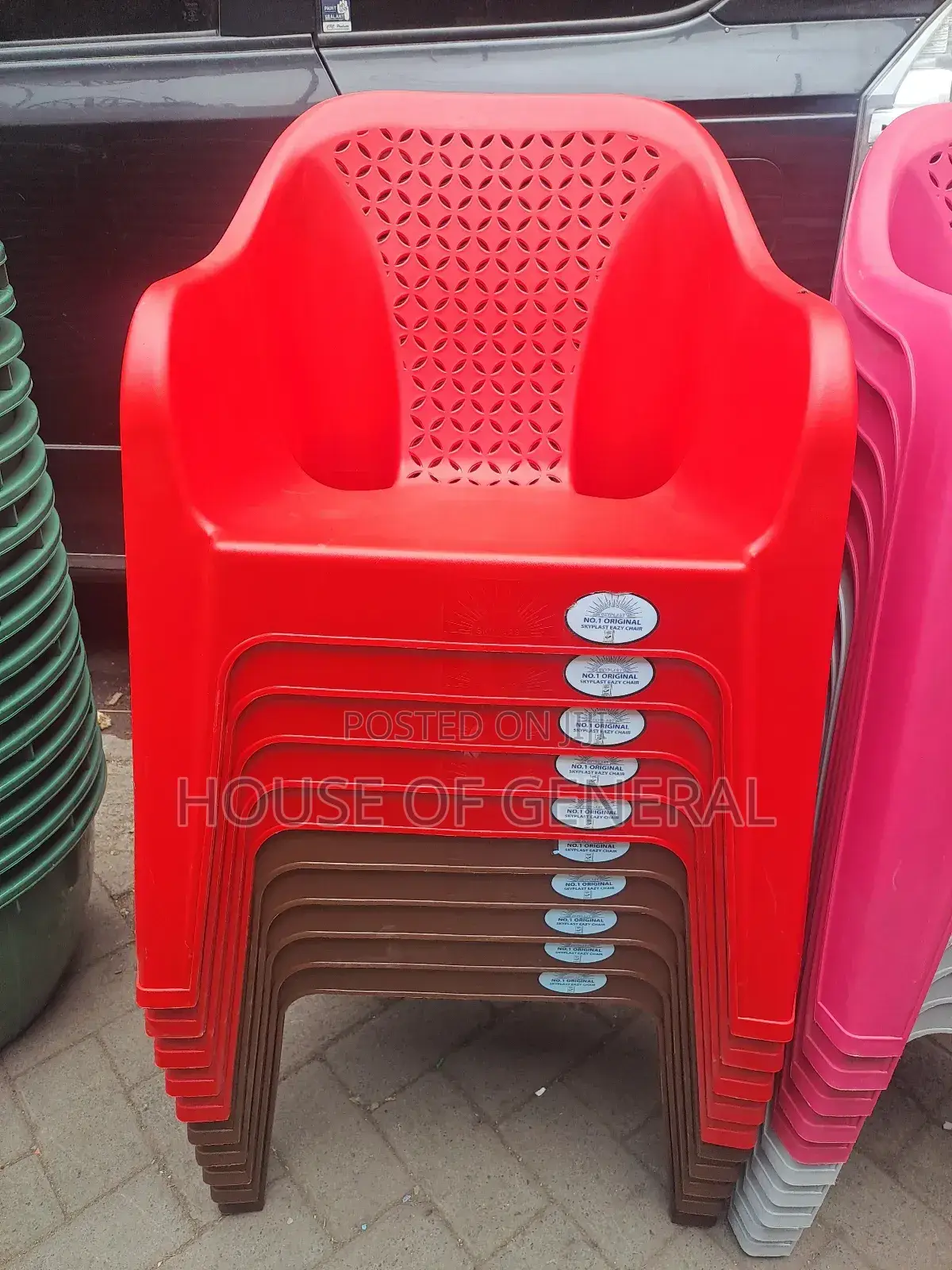 Red Plastic Chair