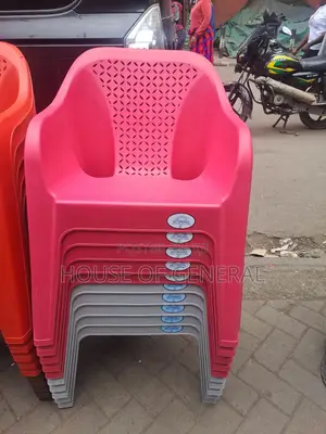 Pink Skyplast Plastic Chair