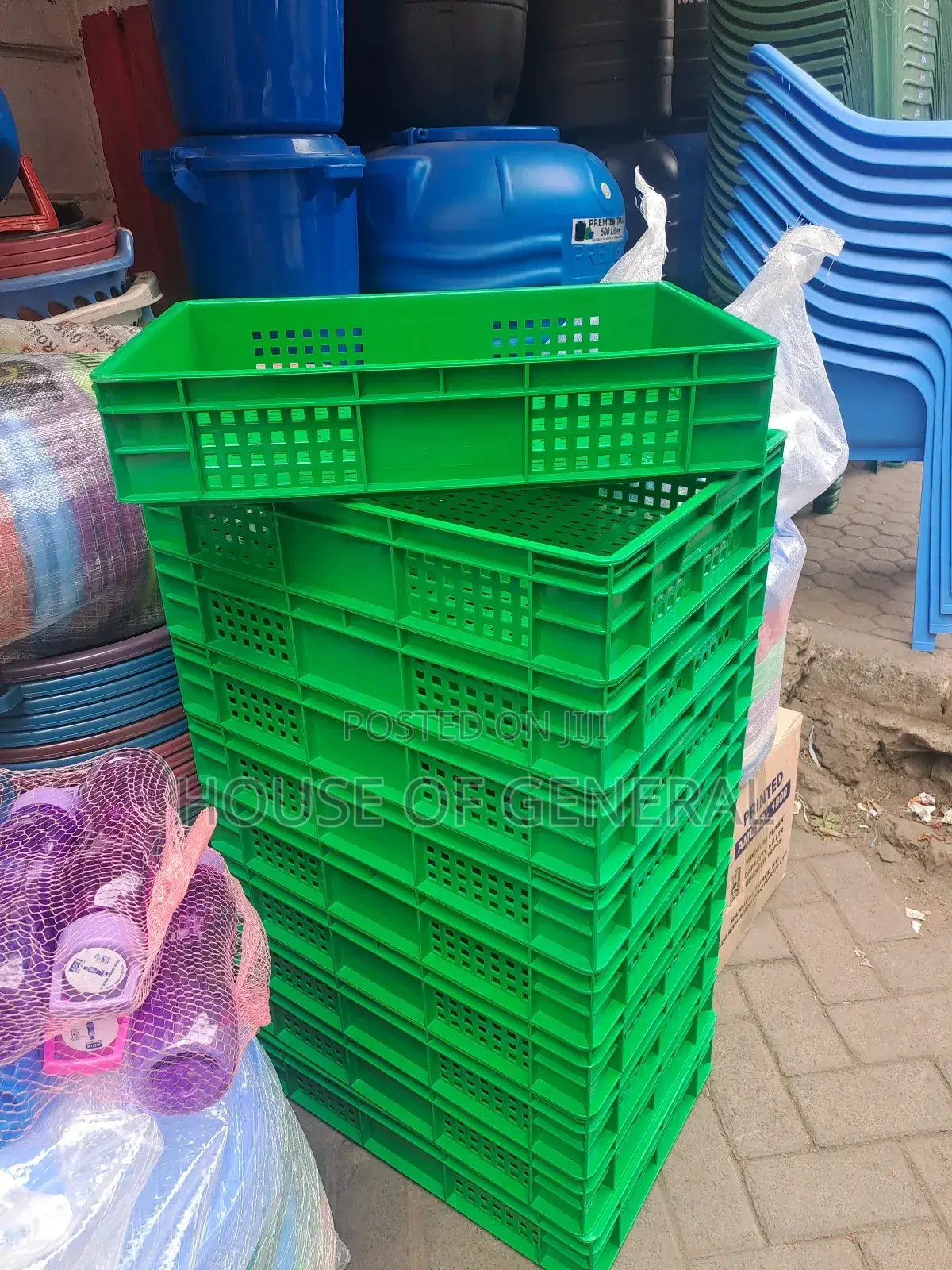 Heavy Duty Plastic Crates