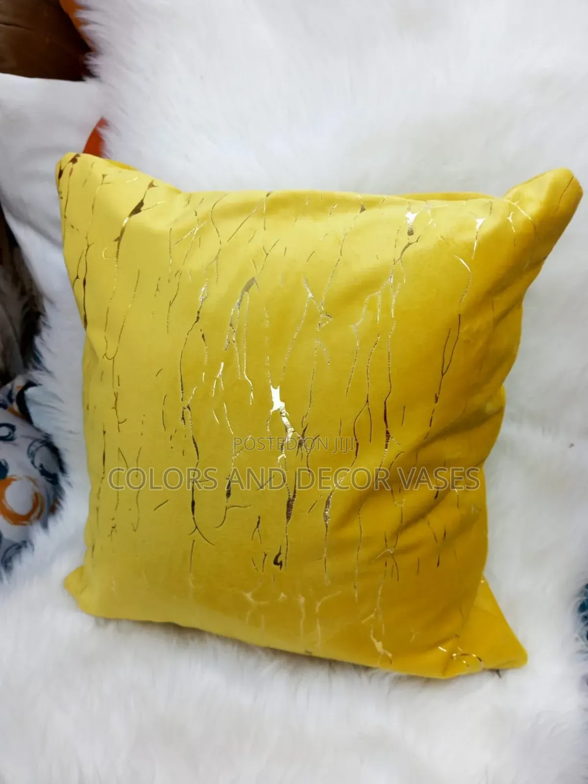 Throw Pillow Home Decor Yellow