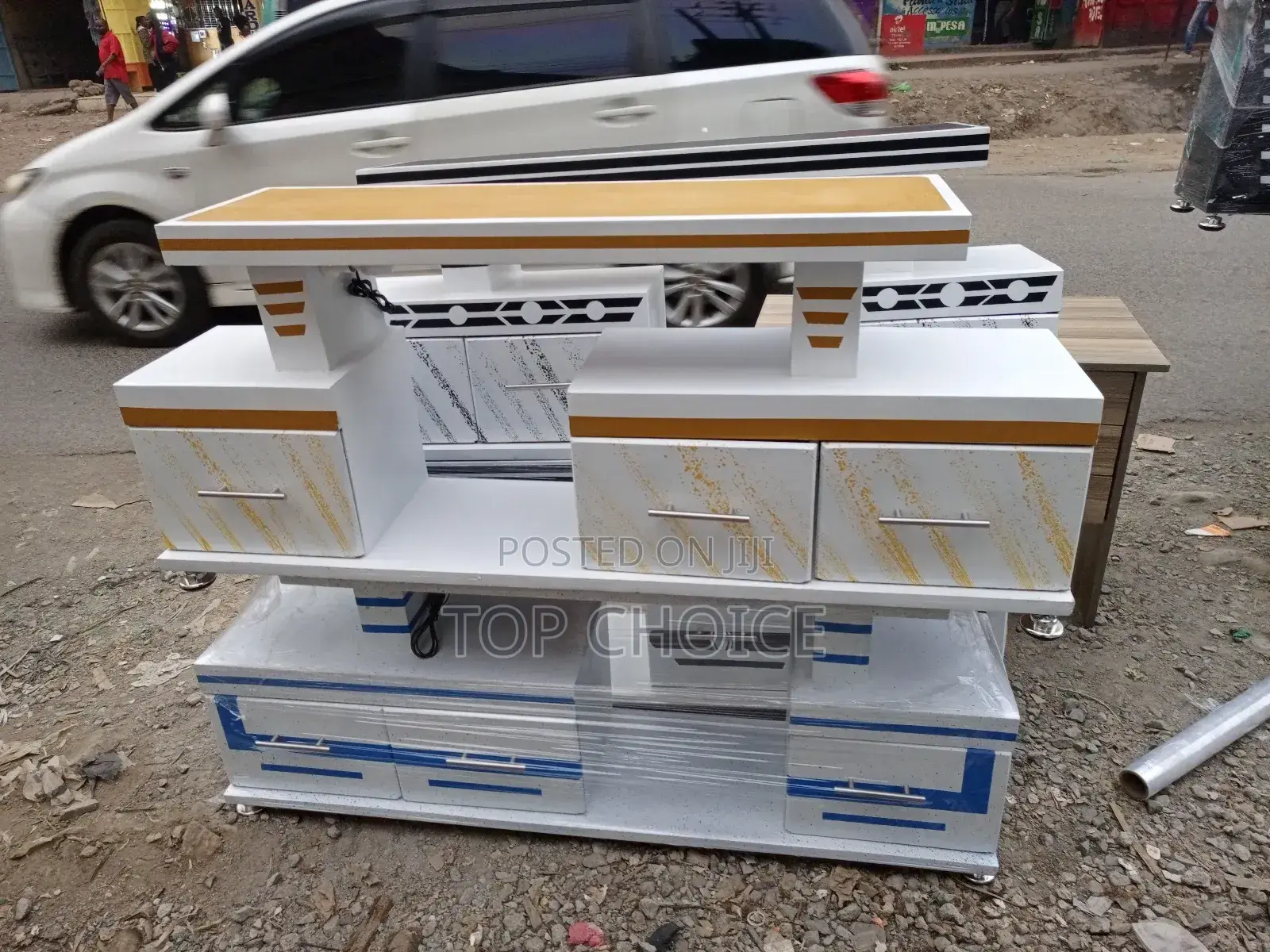 Tv Stand With LED Lights
