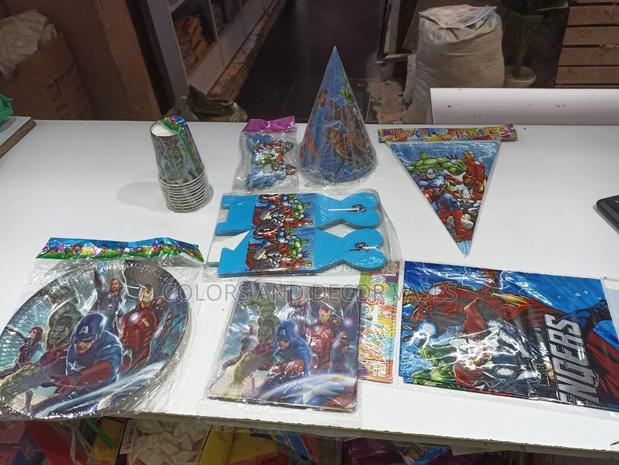 Avengers Party Items - main view