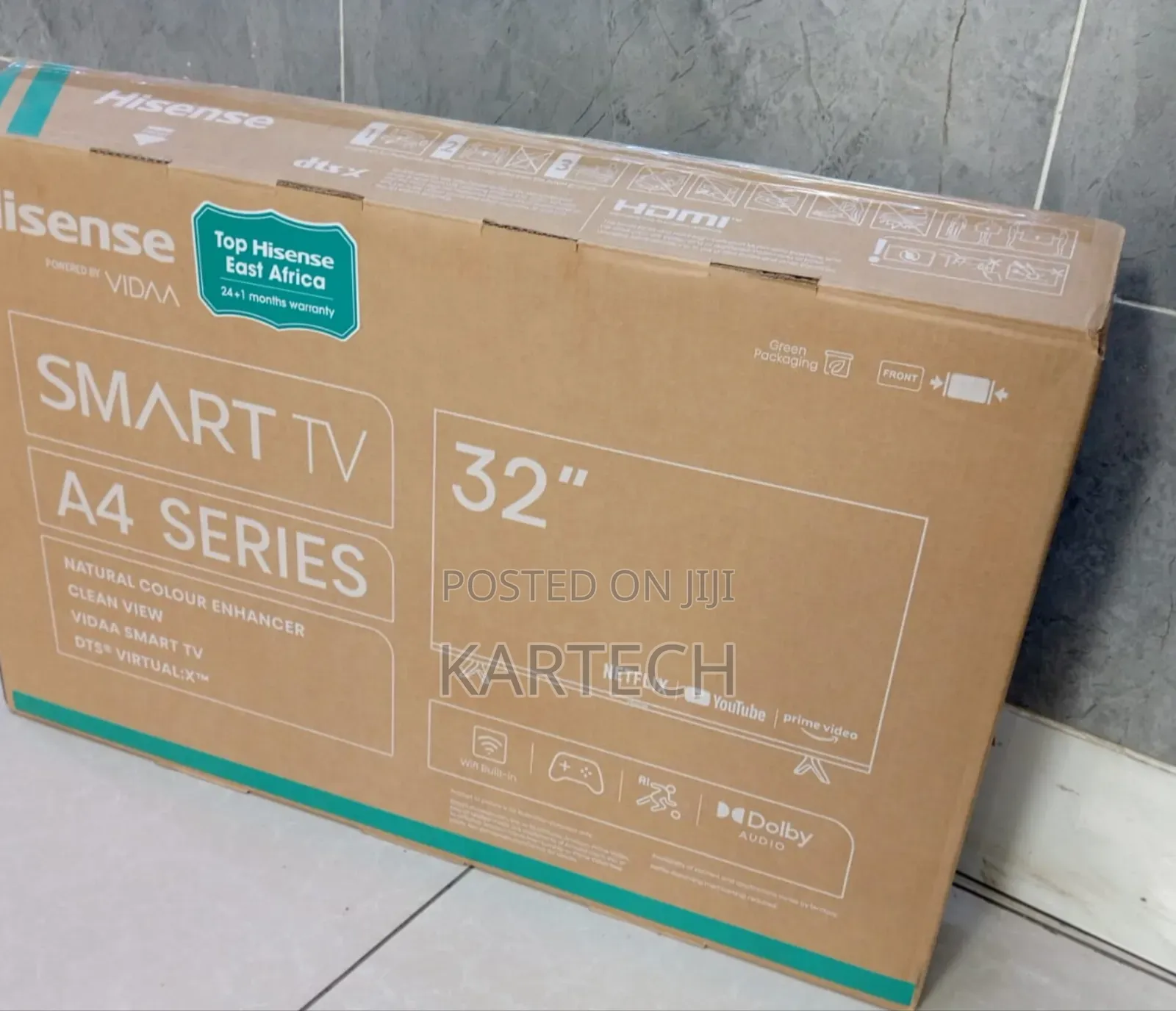 Hisense 32" Hd Smart Tv With Youtube Netflix