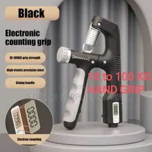 10 to 100kgs Hand Grips Counts Exercise Grip Forearm Trainer
