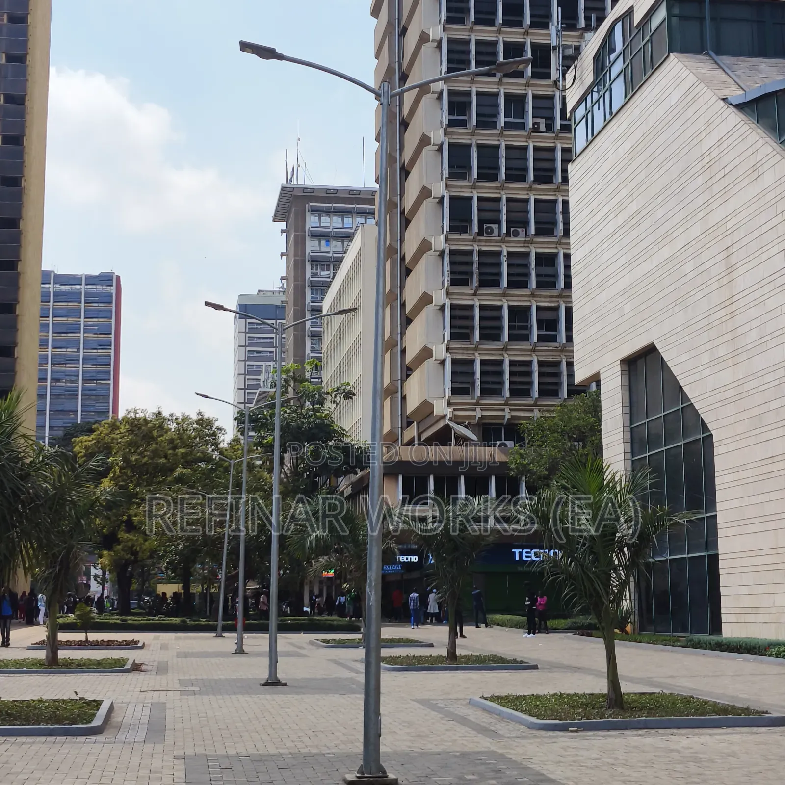 Street Light Poles - CCTV Flood Light Outdoor Steel Poles